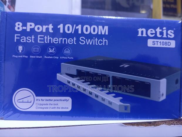 Netis 8-Port 10/100mbps Fast Ethernet Switch - thumbnail 3