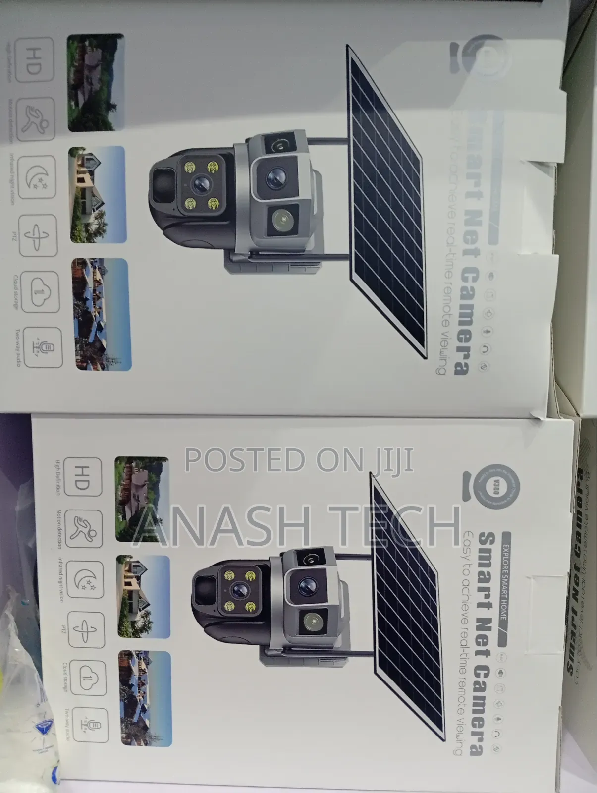 Wifi Dual Solar CCTV Camera Weatherproof