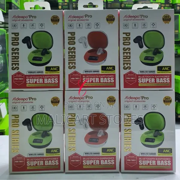 Aldeepo Pro-Tw21 Anc Super Bass Bluetooth Earbuds