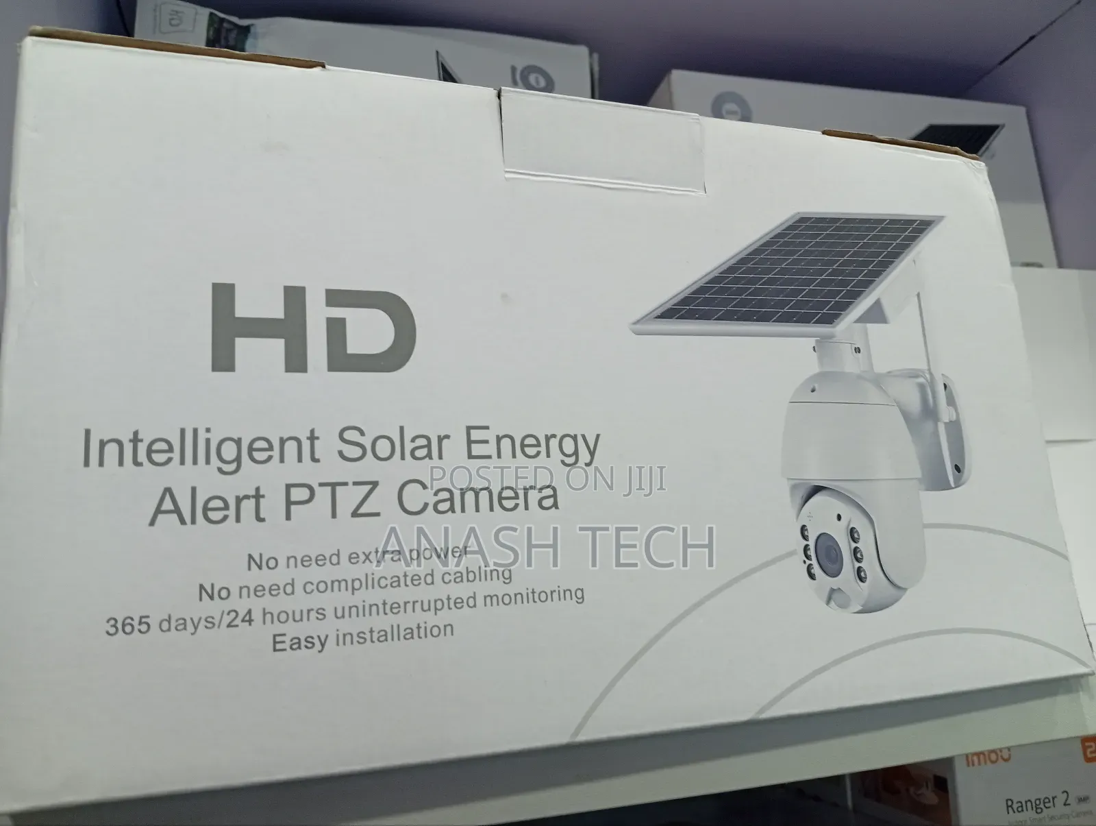 Wifi Solar CCTV Camera Solar Ubox PTZ Camera