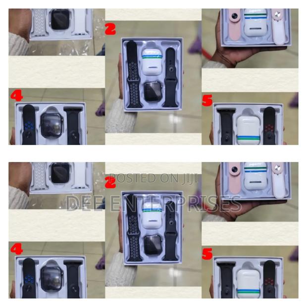 2 in 1 Strap Smart Watch With Free Earpodes