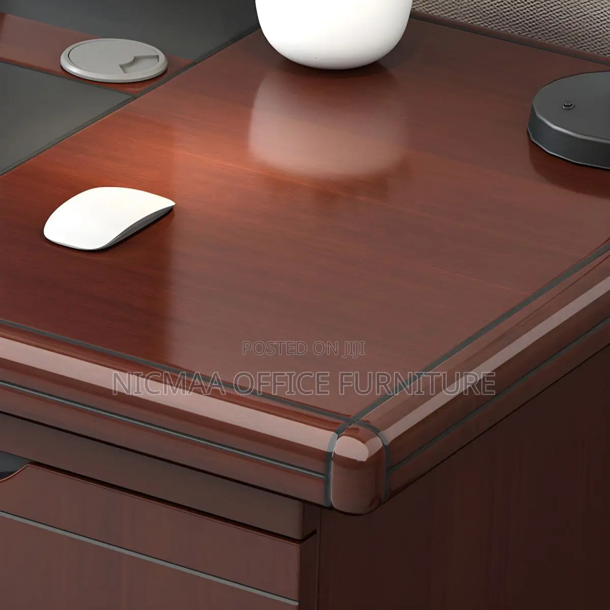 1200mm With Attached Drawers Executive Desk