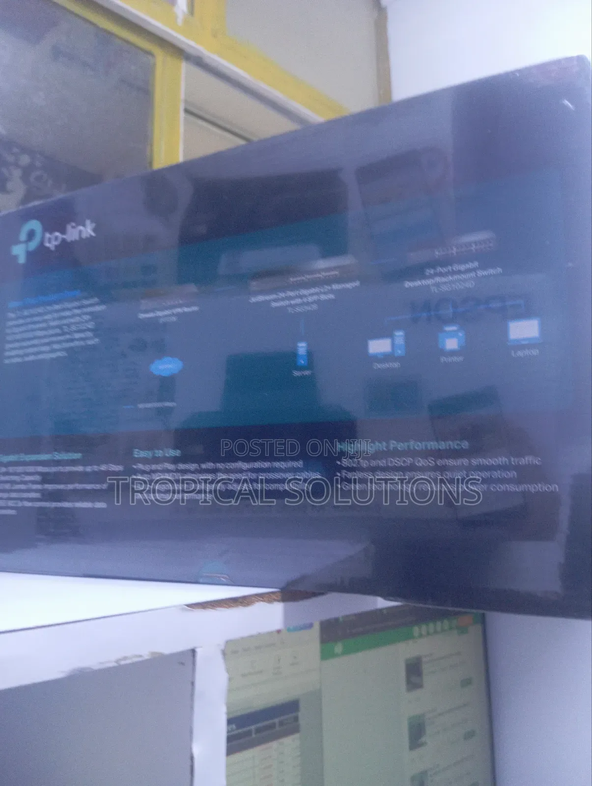 Tp-Link 24-Port 1000mmbps Gigabit Desktop Rm Switch Sg1024d