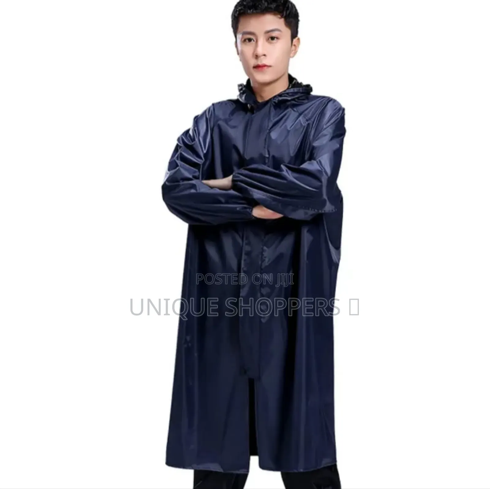 Adult Lotus Leaf Water Resistant Fabric Quality Trench Raincoat