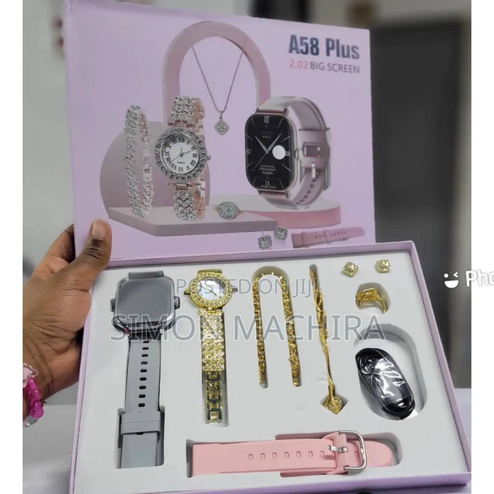 A58 Plus Smart Watch Set