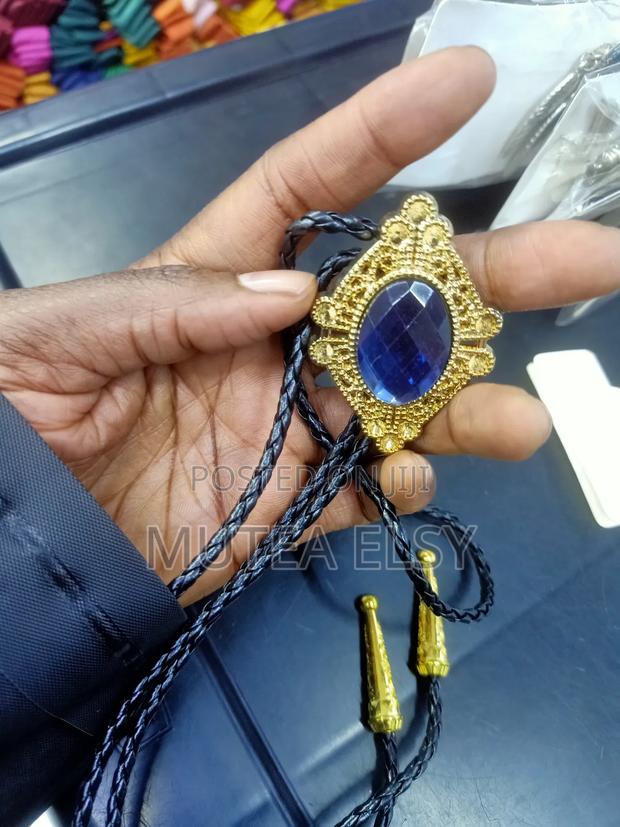 Blue Green Bolo Bowties - main view