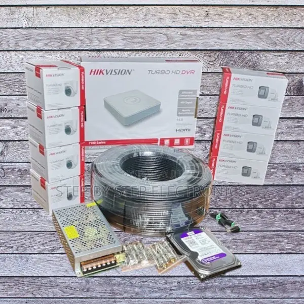 Remote Access Hikvision 8 1080p Full Hd 2mp CCTV Kit Security Cameras