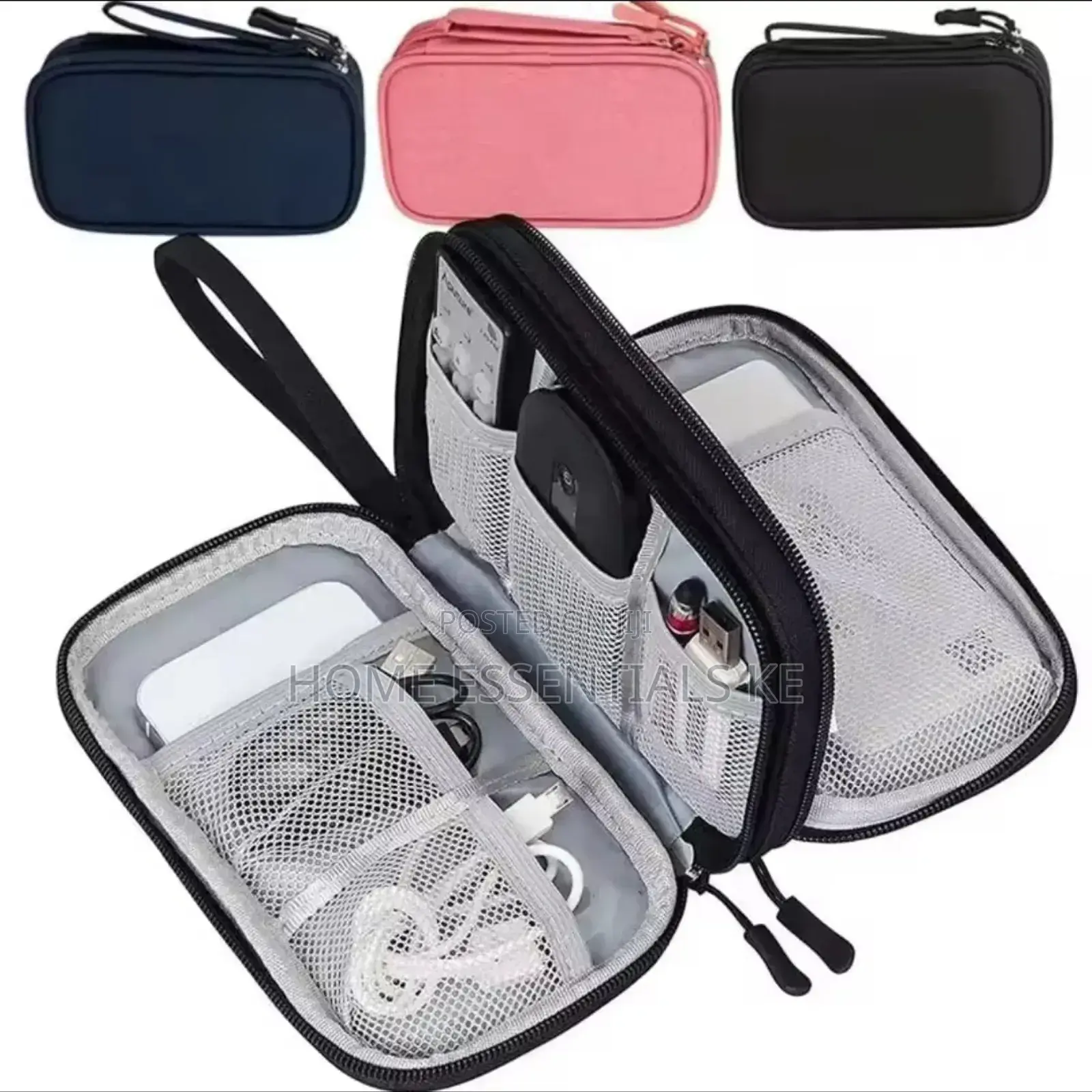 Travel Cable Organizer Bag Power Bank Cable Travel Accessories