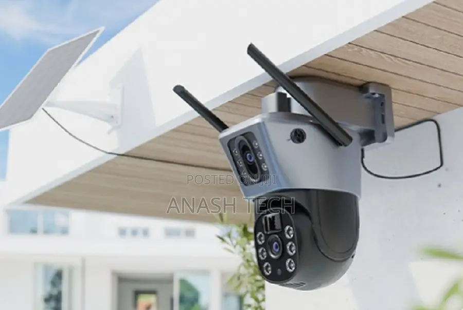 Upgraded 8mp Dual-Lens Solar Security Camera