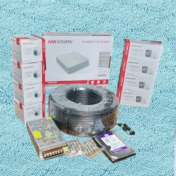 App Mobile Viewing 8 Hikvision 1080p Hd 2mp CCTV Cameras Full Package
