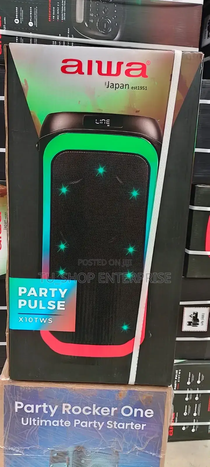 *Aiwa Party Speaker 140w X10