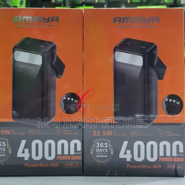Amaya Apw-40 Power Bank 40000mah 22.5w