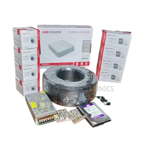 Hikvision 8 Cameras 1080p 2mp Office Security CCTV Complete Package