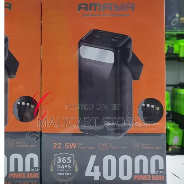 Amaya Apw-40 Power Bank 40000mah 22.5w