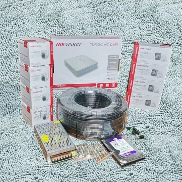 Easy to Install 8 Hikvision 1080p Hd 2mp CCTV Cameras Full Package