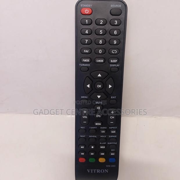 Vitron Media Replacement Remote