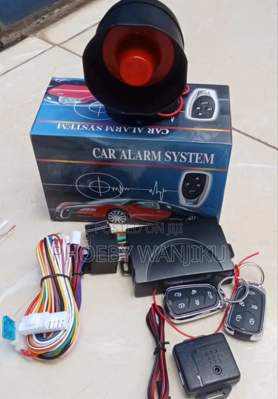 Car Alarm System With Trunk Release
