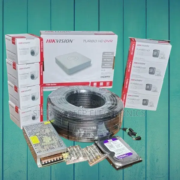 Trusted Brand 8 Hikvision 1080p Hd 2mp CCTV Cameras Full Package