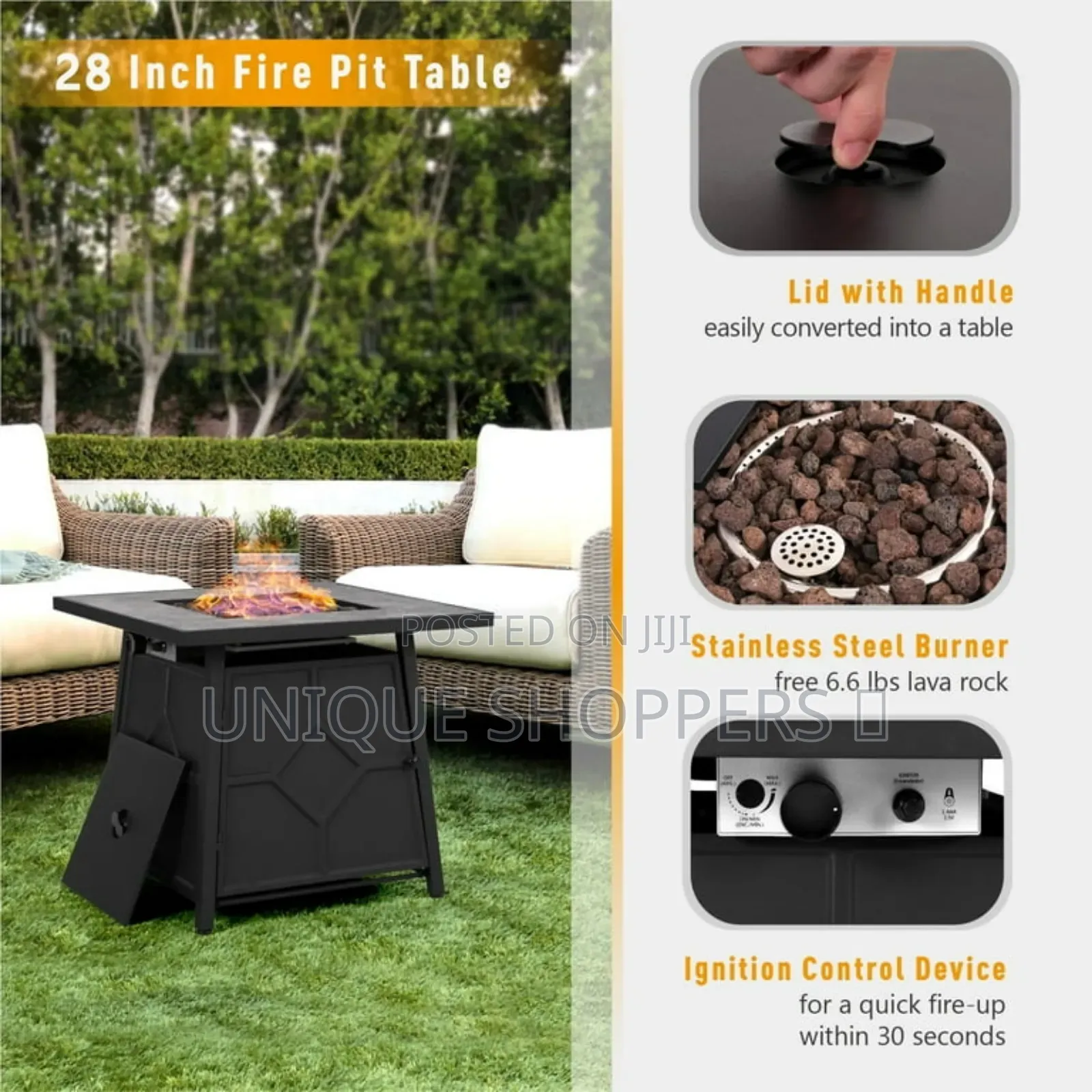 Propane Fire Heater Pit Tables Heater Endless Su