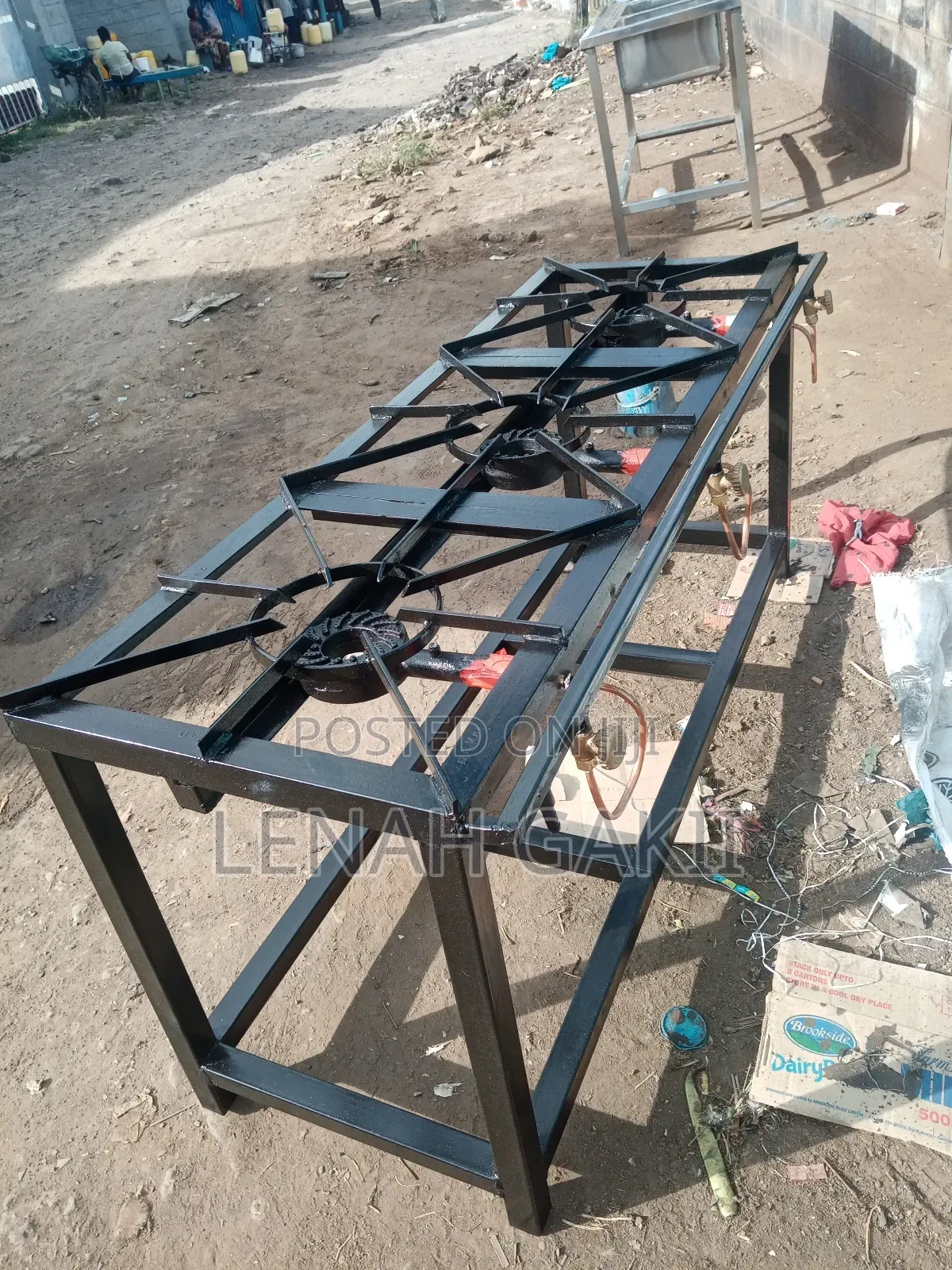 Gas Cooker Range Three Bunners
