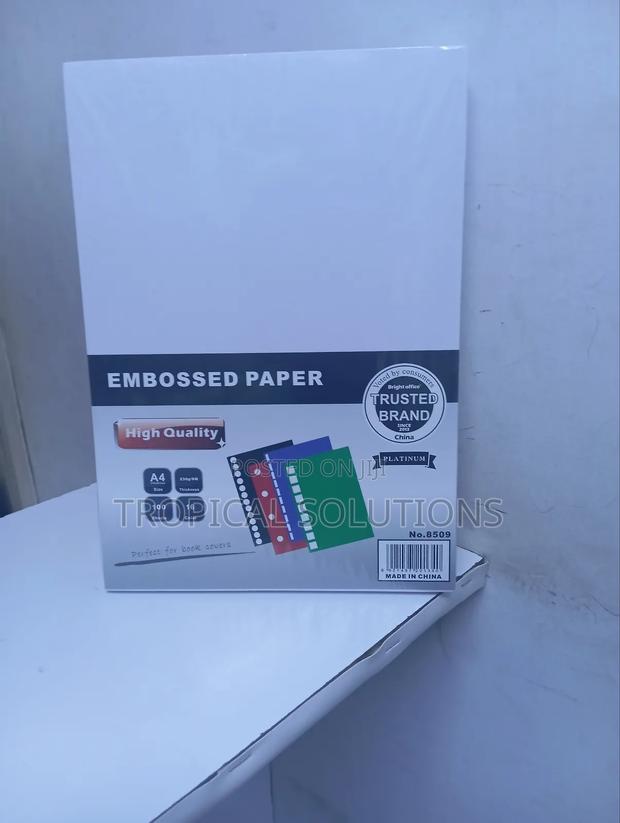 A4 Embossed Paper White High Quality Embossed Paper - main view