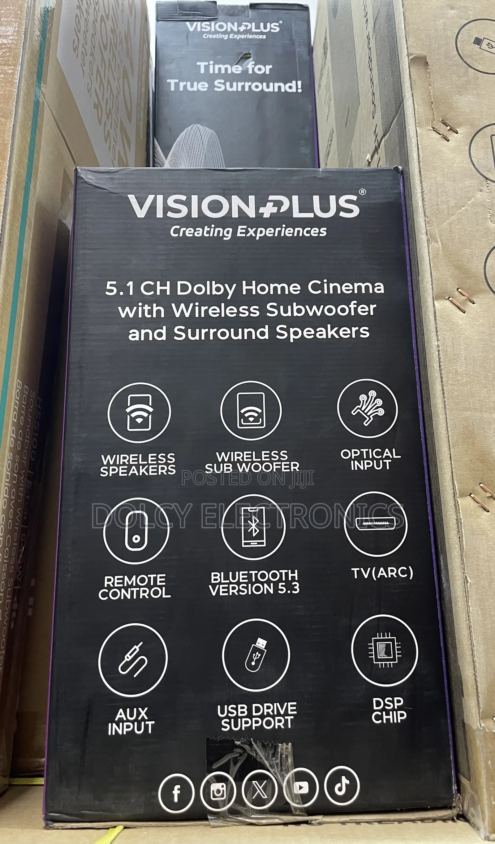 Vision Plus Vp5121sb 5.1ch 1000w Soundbar