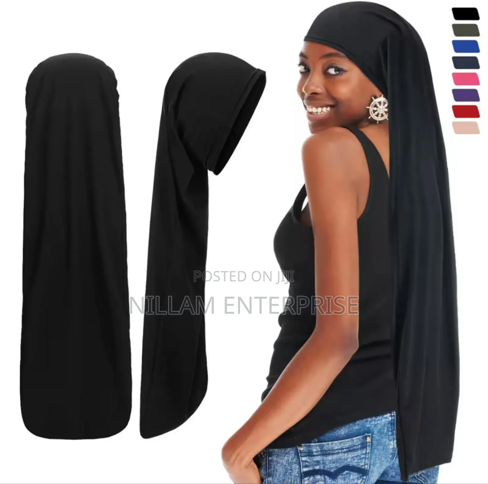 Long Jumbo Hair Bonnet*