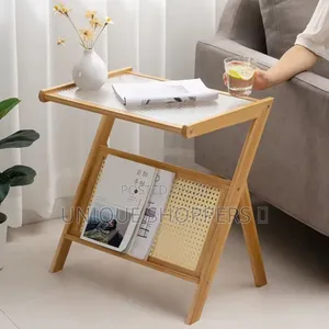 Rattan Side Table Bedsideboho Table