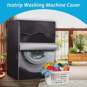 Premium Quality Black Waterproof Washing Machine Cover With Zipper
