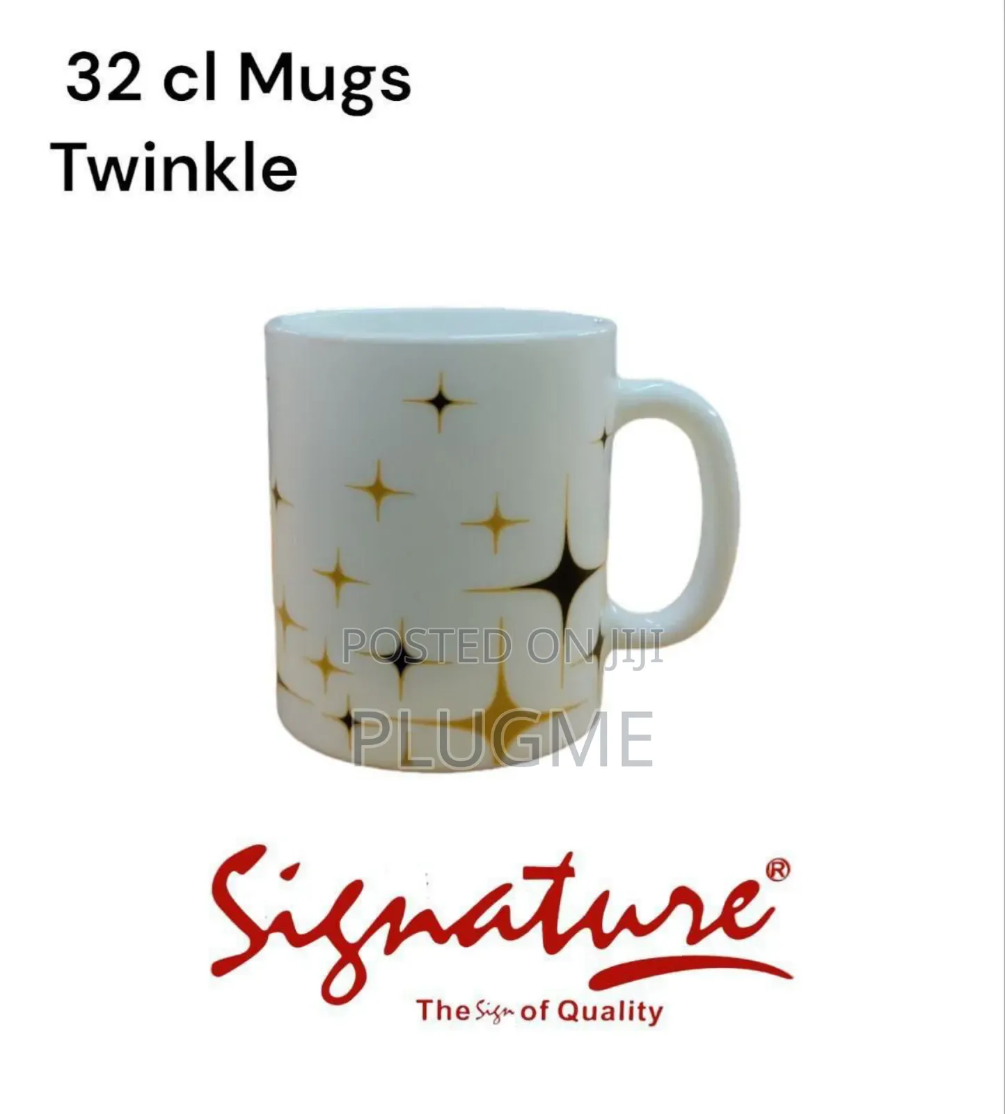 6pc Set of 6 Signature Cups