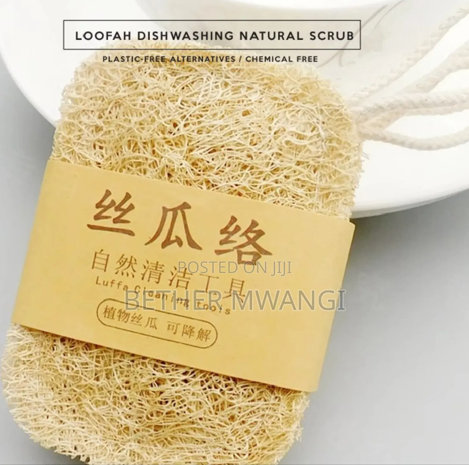 Loofa Dishwashing Natural Scrub (10 Pack) in Kenya