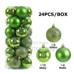 24pcs Christmas Balls Decor Set
