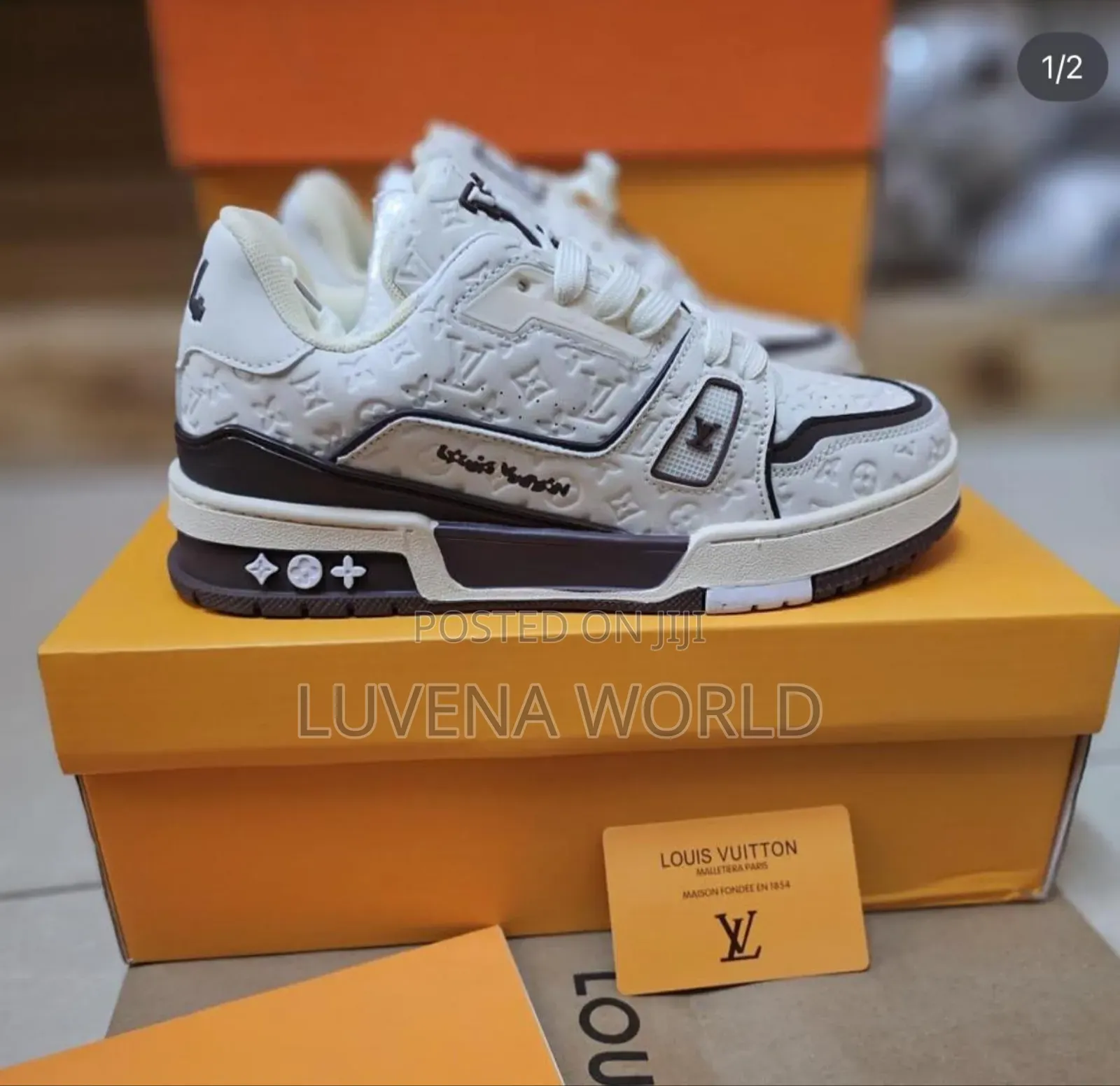 Brown Louis Vuitton Sneakers