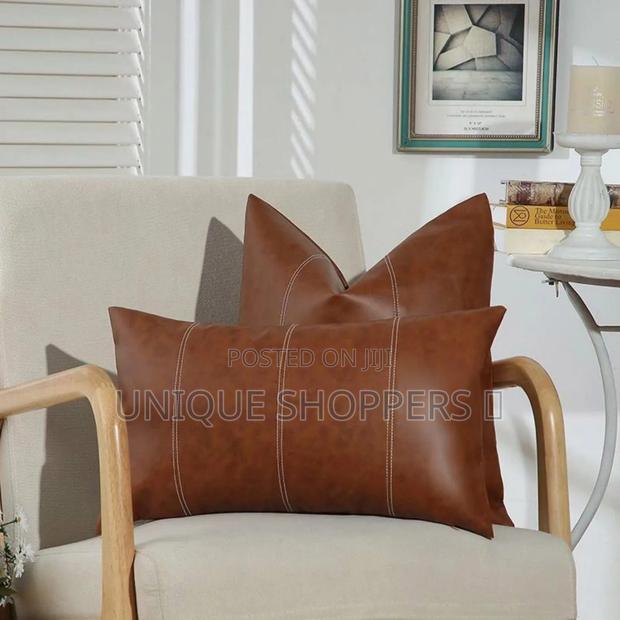 Premium Quality Leather Throw Pillow Cases