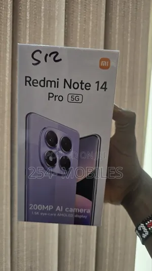 New Xiaomi Redmi Note 14 Pro 5G 256 GB Black