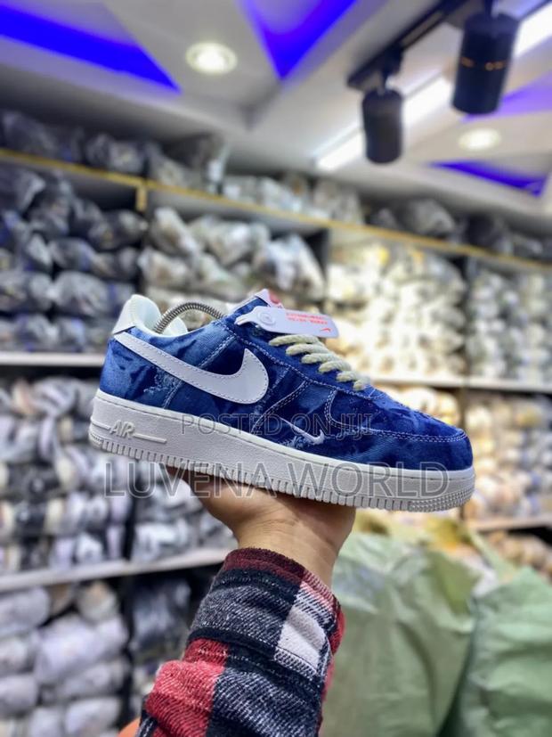 Nike Air Force Denim Blue - thumbnail 3