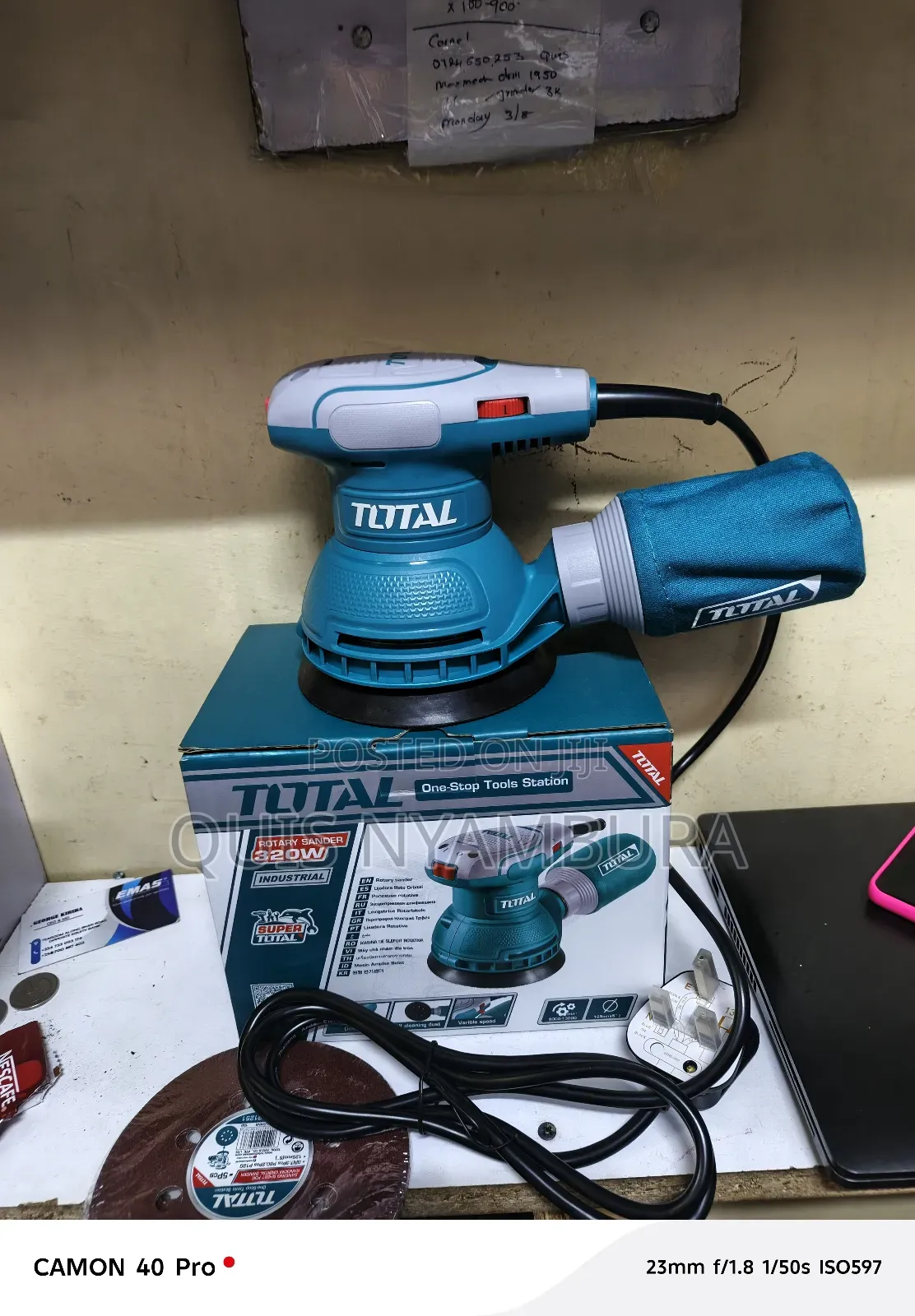 Electric 320w Rotary Sander/Total Orbital Rotary Sander Machine