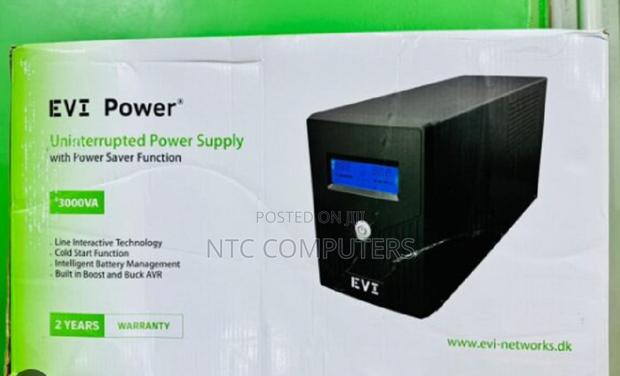 Evi 3000va / 1800w Line Interactive Ups - LCD Display, Monitering - main view