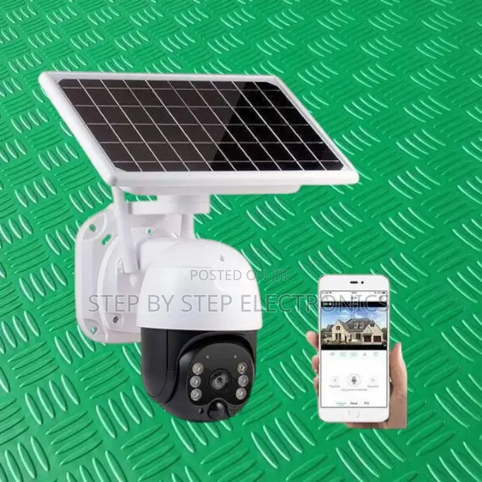 High Definition 2mp Hd 4g PTZ Rotating Solar CCTV Security Camera