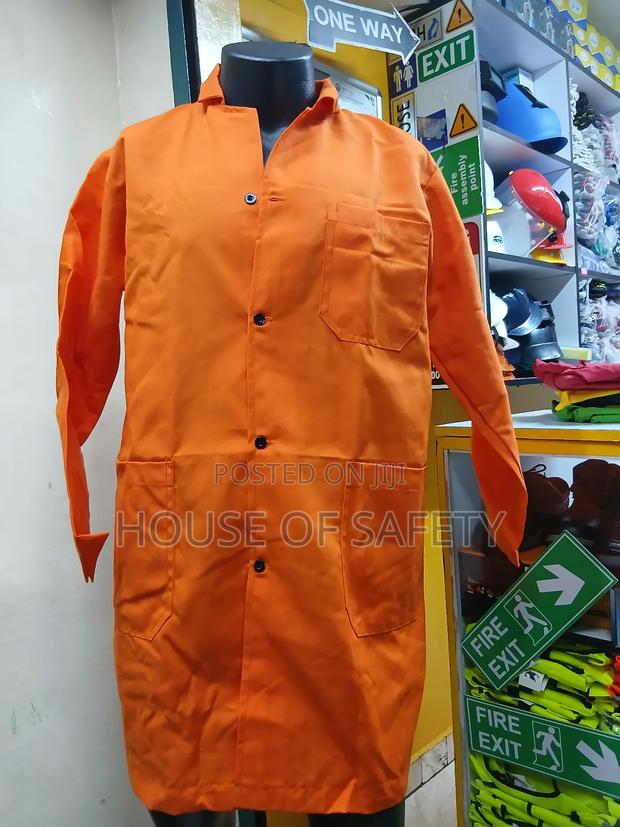 Orange Dust Coats With Black Buttons - thumbnail 2