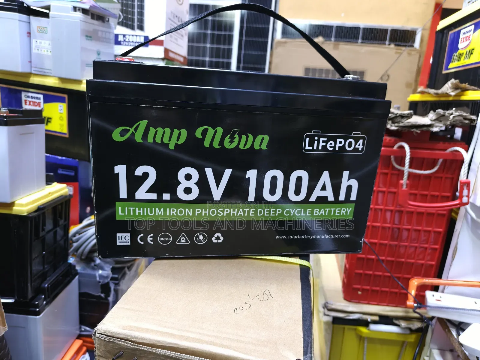 Amp Nova Lifepo4 12m8v 100ah Lithium Ion Deep Cycle Battery