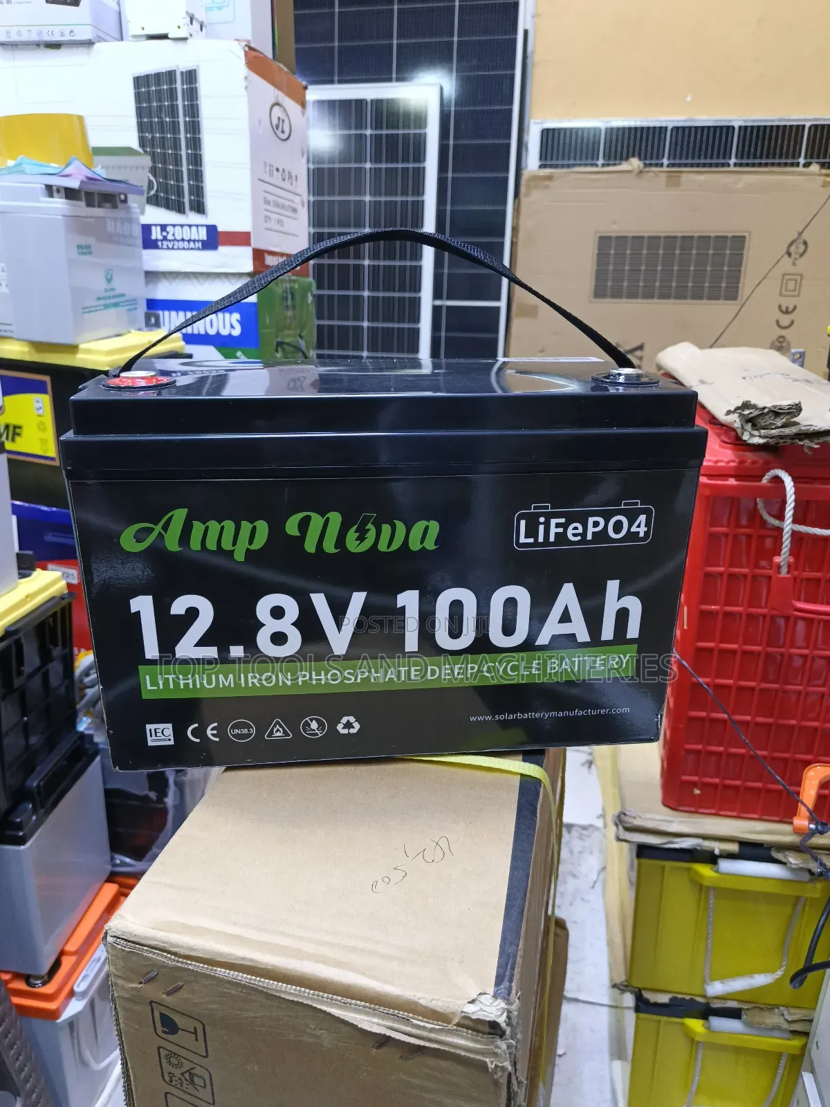 Amp Nova Lifepo4 12m8v 100ah Lithium Ion Deep Cycle Battery