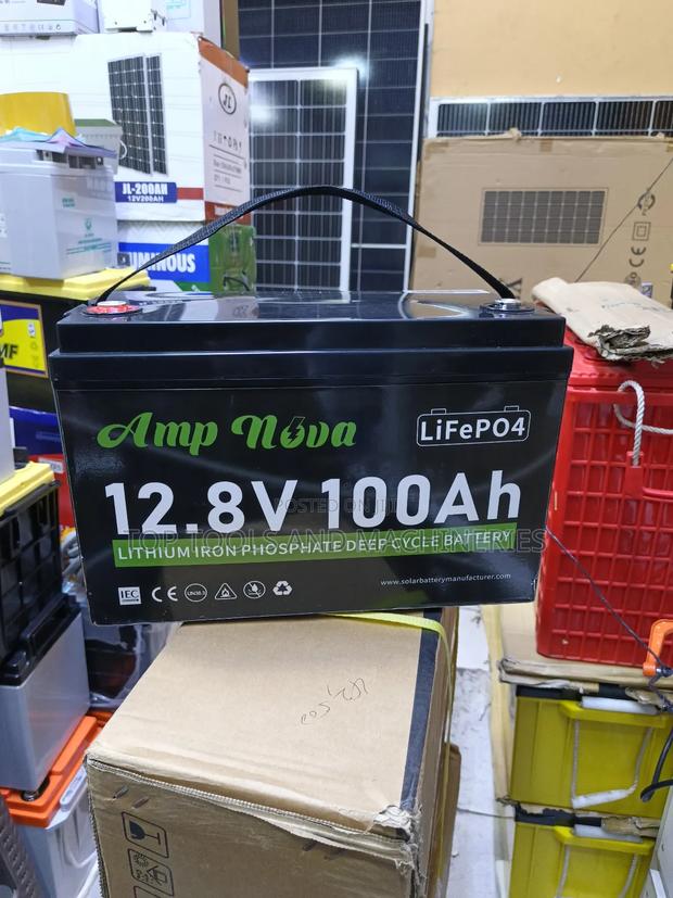 Amp Nova Lifepo4 12m8v 100ah Lithium Ion Deep Cycle Battery - thumbnail 2