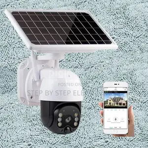 4g Sim Support Auto Tracking PTZ Rotating Solar Powered CCTV Camera