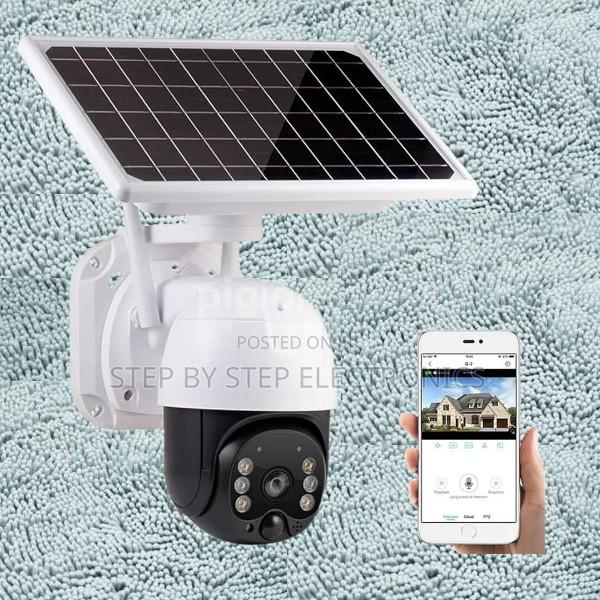4g Sim Support Auto Tracking PTZ Rotating Solar Powered CCTV Camera