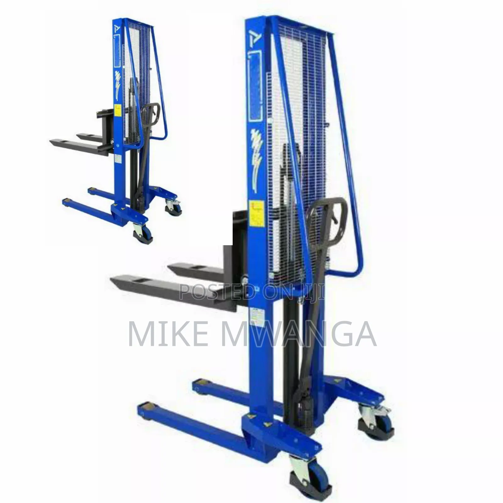Blue Manual Stacket