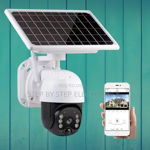 4g Sim Solar PTZ CCTV Camera With Night Vision, Smart Tracking