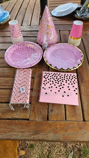 Party Items in Pink