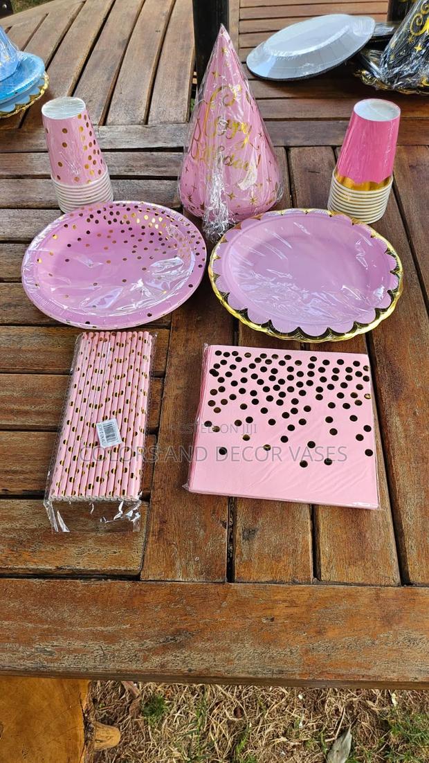 Party Items in Pink - main view