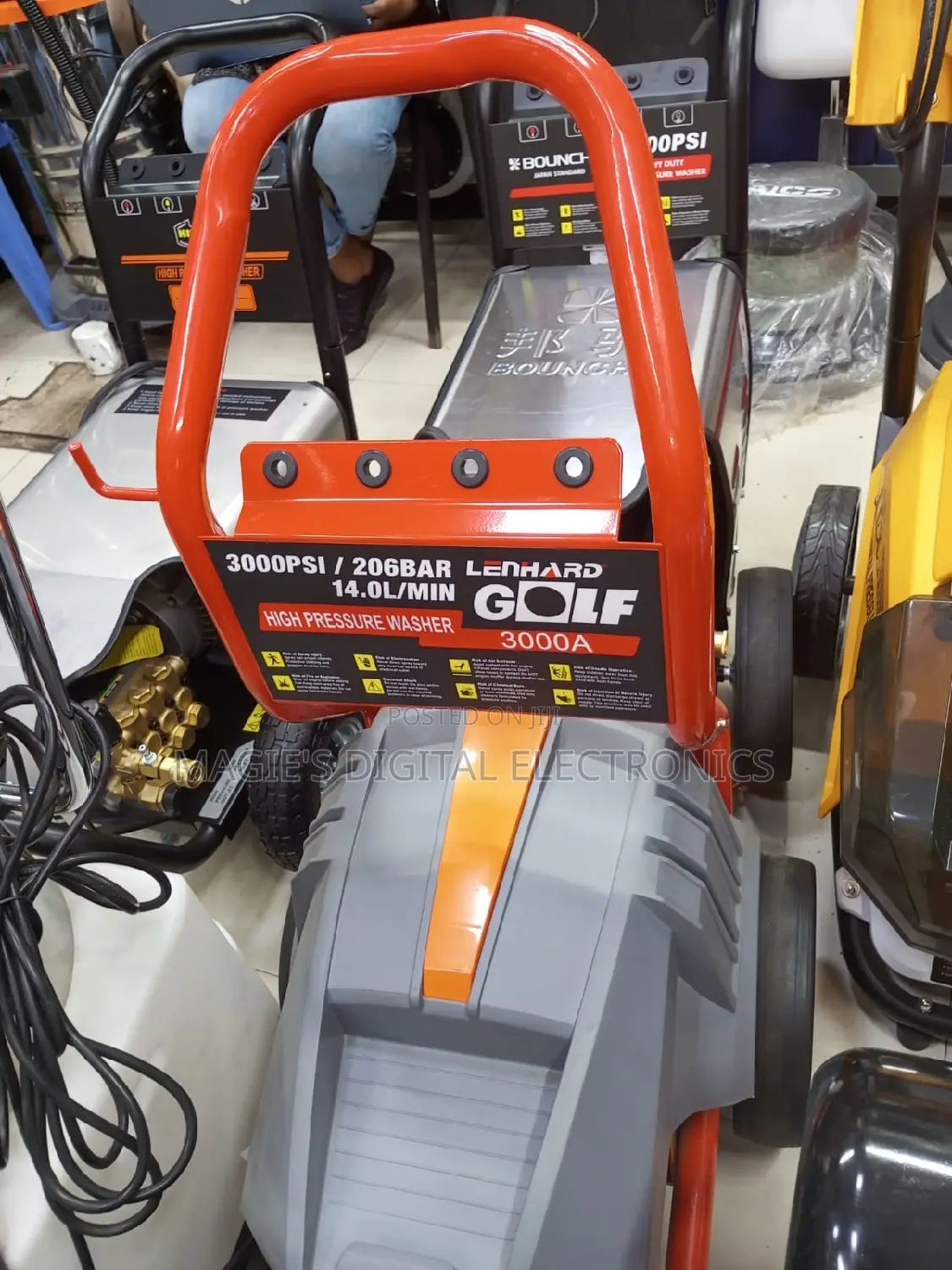 Highly Noted 3000psi Lenhard Golf Electric Pressure Washer